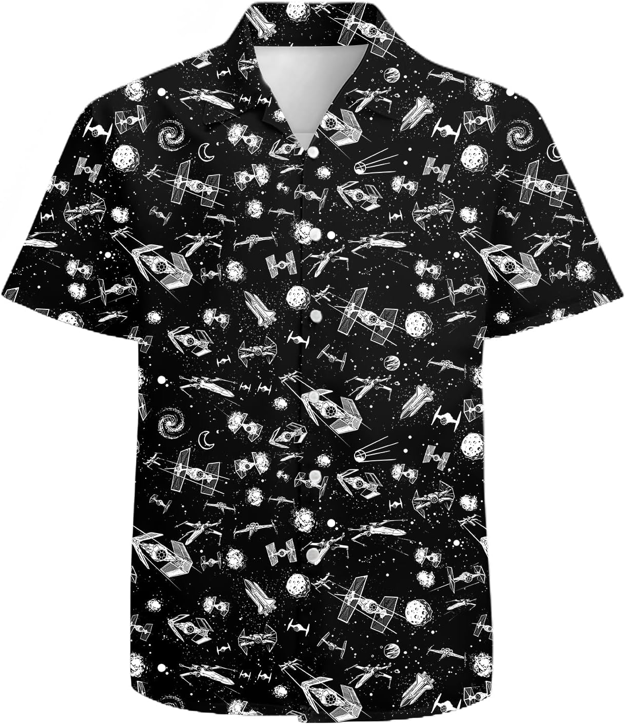 Mens Funny Hawaiian Shirts 3D Graphic Button Down Short Sleeve Tropical Holiday Beach Aloha Shirt