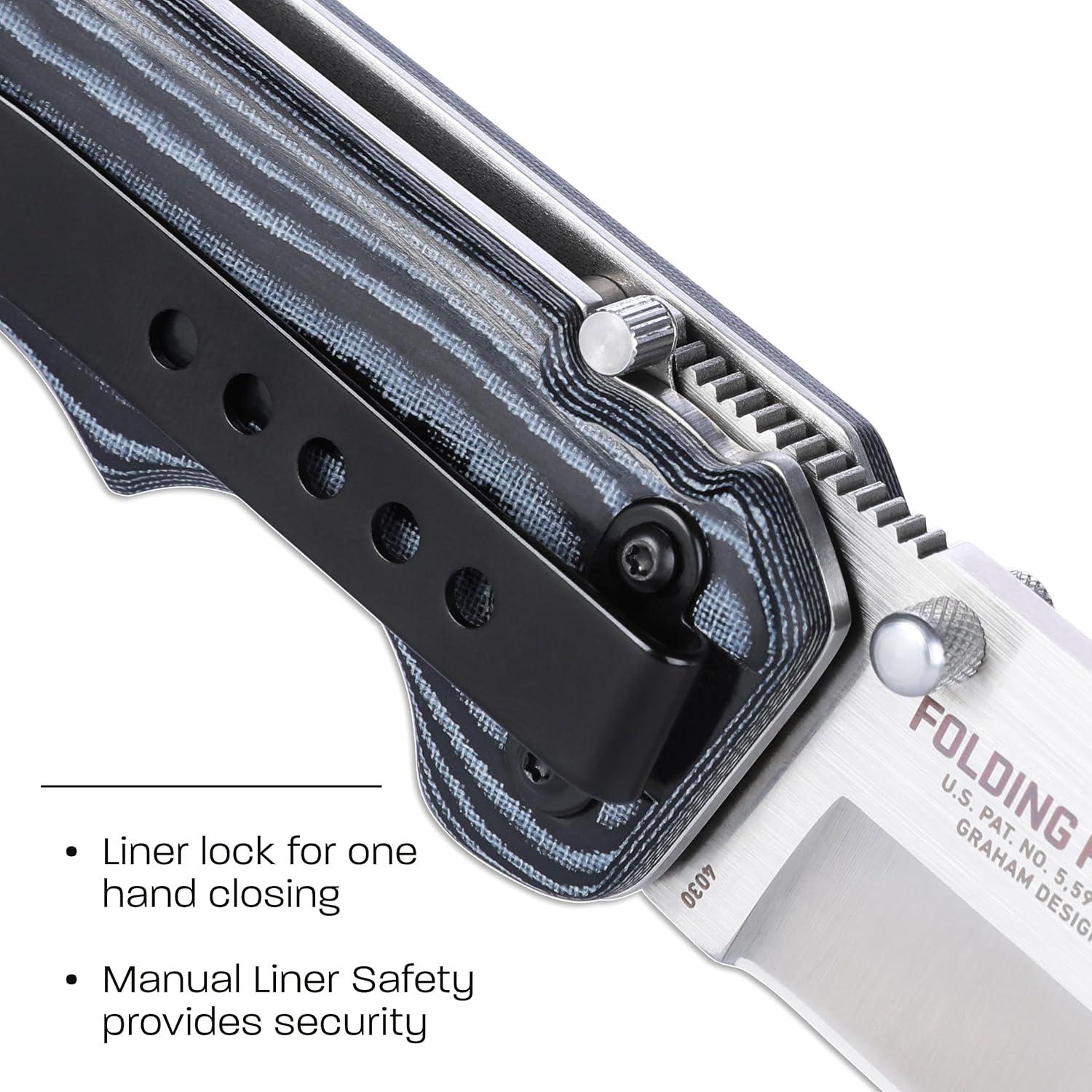 CRKT Folding Razel Folding Pocket Knife with Locking Liner 4030