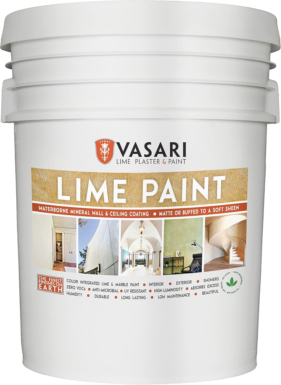 Vasari Lime Plaster & Paint Lime Paint Interior or Exterior Made