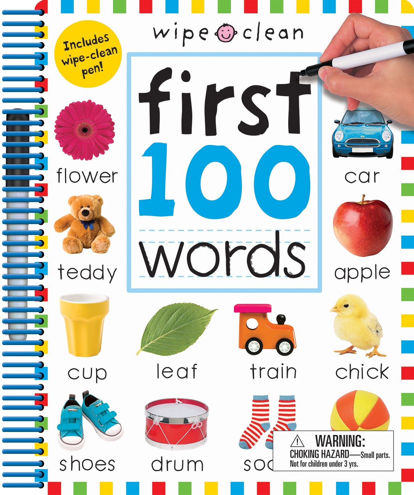Wipe Clean: First 100 Words - Extended Edition: Includes Wipe-Clean Pen (Wipe Clean Learning Books)
