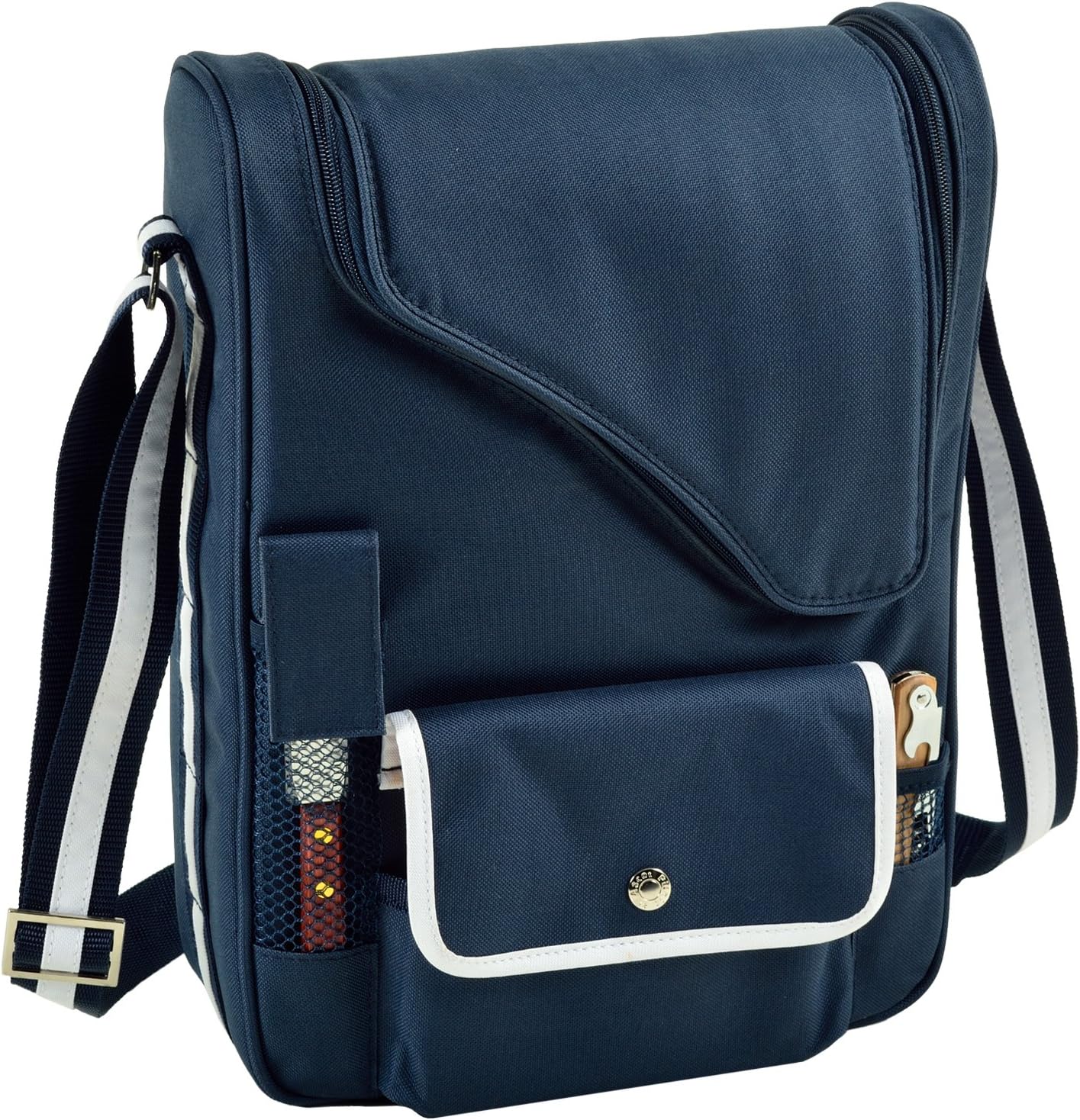 Picnic at Ascot Original Insulated Wine and Cheese Cooler Bag - Designed, Assembled & Quality Approved in the USA