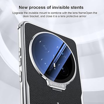Case for Honor Magic 8 Pro with shock-resistant corners, Honor Magic 8 Pro stand phone case with lens protection, soft TPU scratch-resistant case cover Fall protection, Black