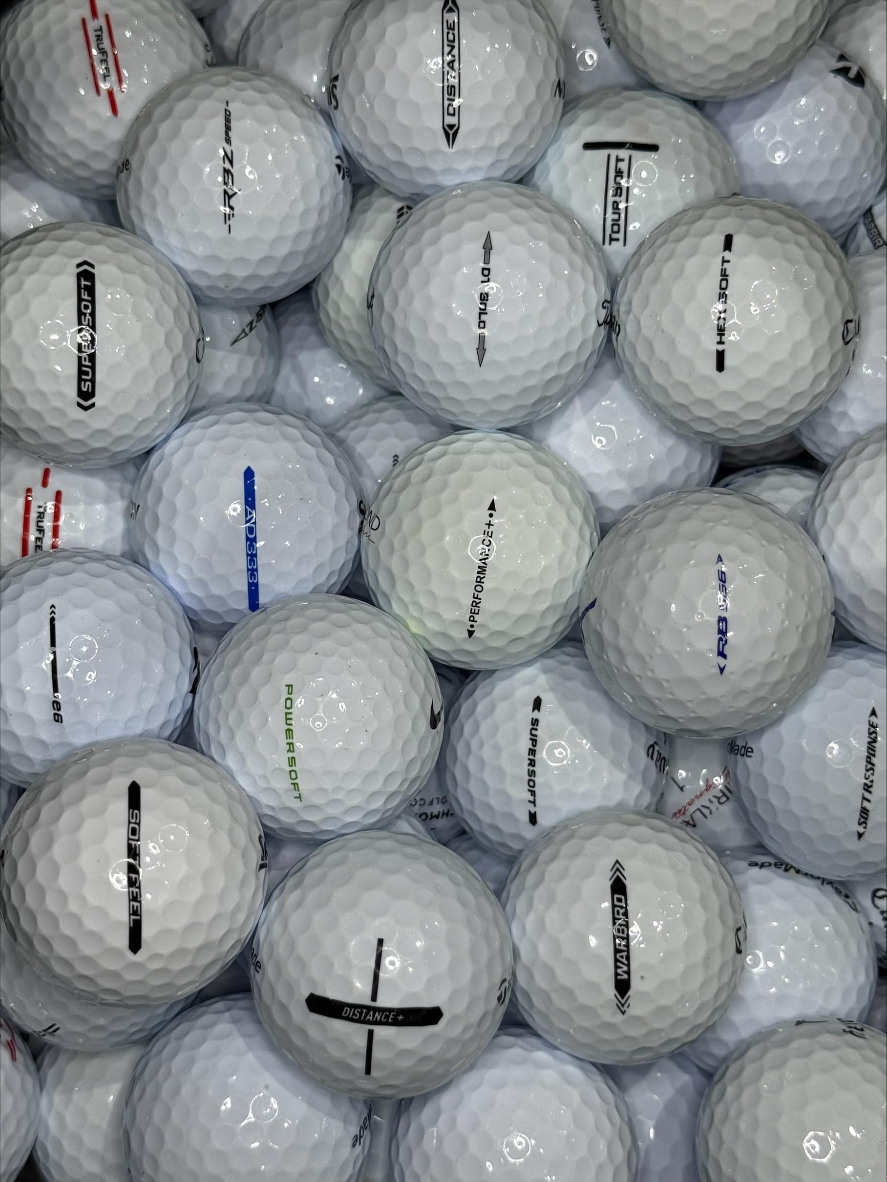 12,24, 36,48,72,100 Premium Brand Golf Balls Mint/A (USED not new) Pack Balls