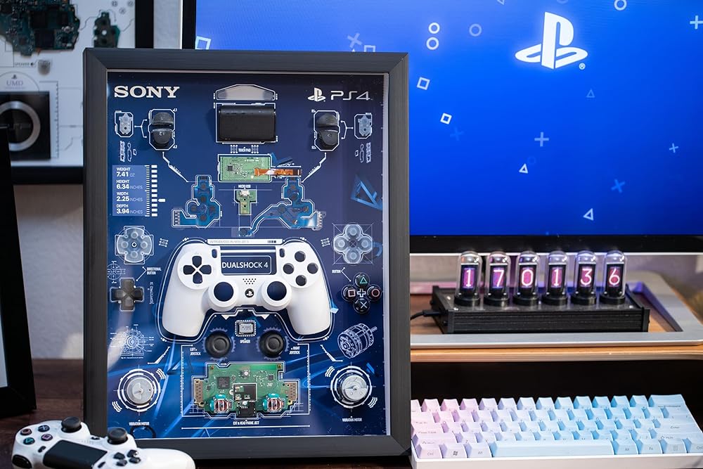 Disassembled Sony PS4 Controller Frame, PS4 Controller