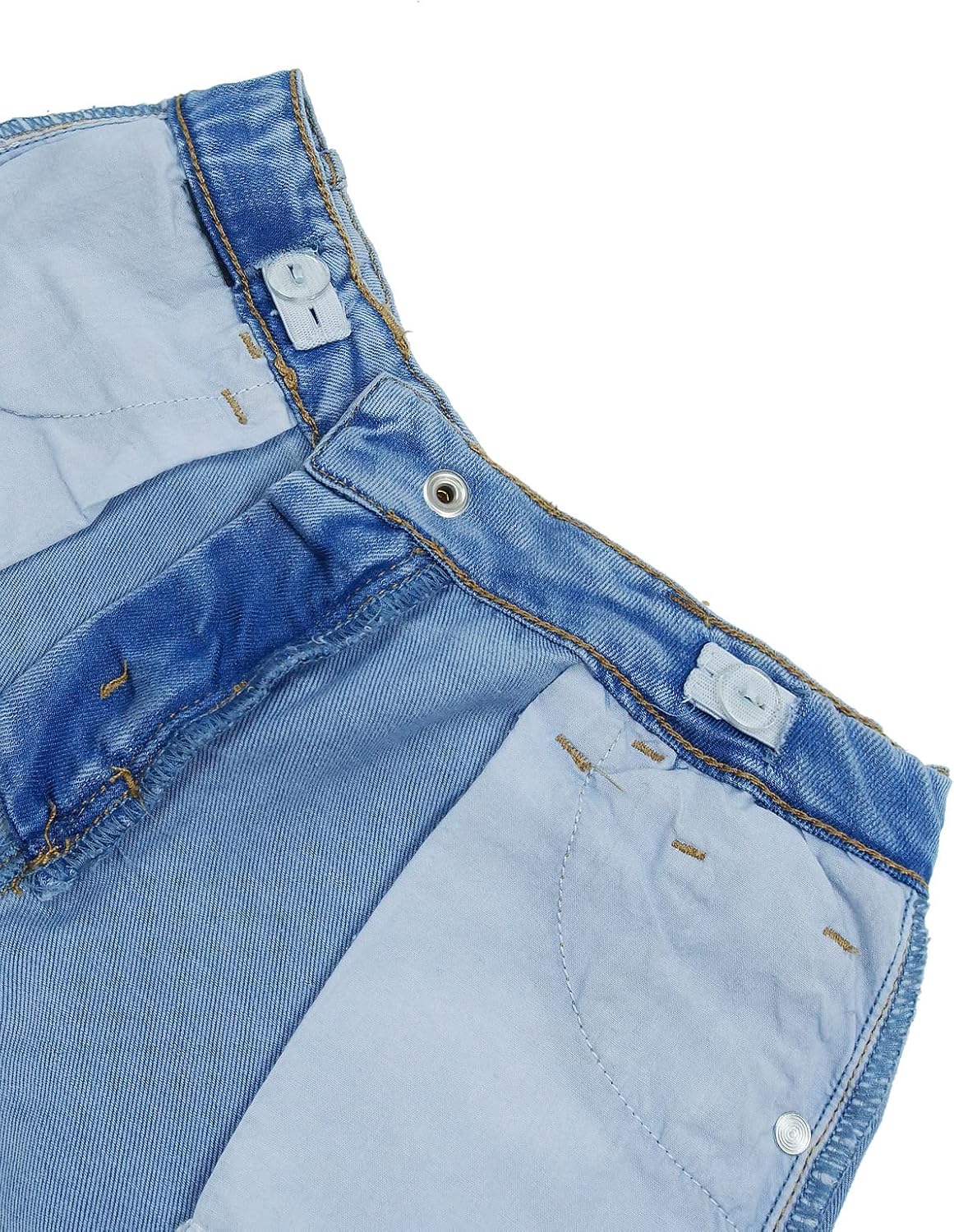 KIDSCOOL SPACE Girls Denim Pants,Simple Design Flared Jeans - Image 6