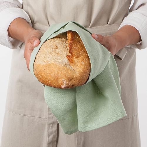 Miniatura 4 de Now Designs Floursack - Juego de toallas de cocina de algodón de secado rápido, 3 unidades, color amanecereucaliptoniebla, 20 x 30 pulgadas