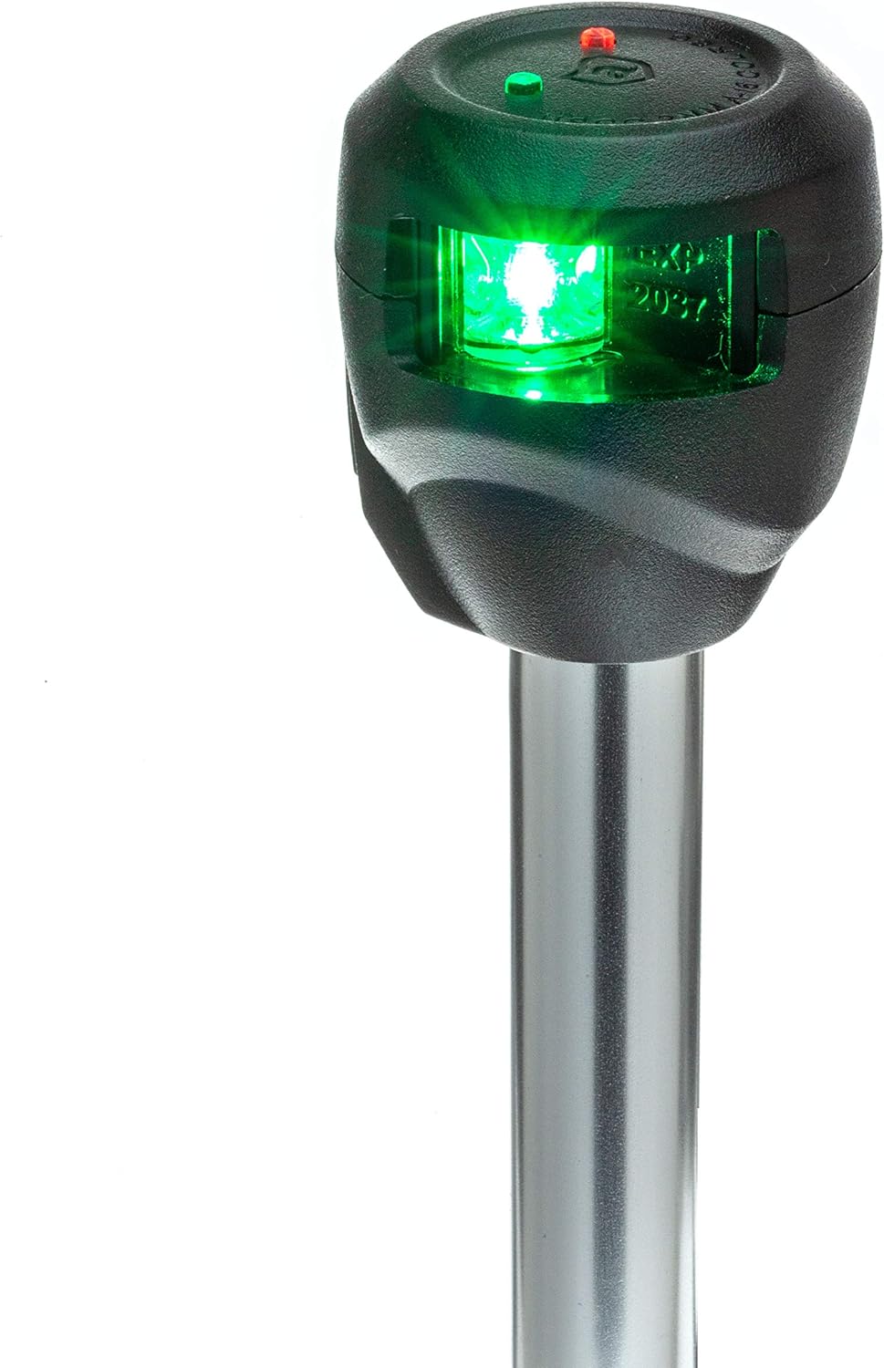 attwood NV6LC2-10-7 Marine Bi-Color LightArmor LED Navigation Pole Light, 10-Inch, Red/Green