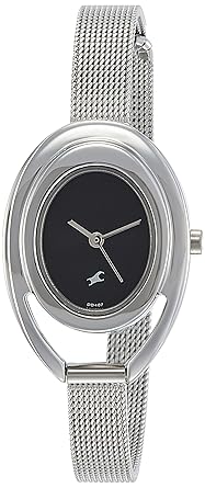 Fastrack Analog Black Dial Womens Watch-NL6090SM01