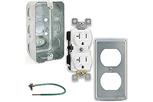 Electric Boxes for Outlets - Outlet Box Kit, 2x4" Utility Electrical Box...