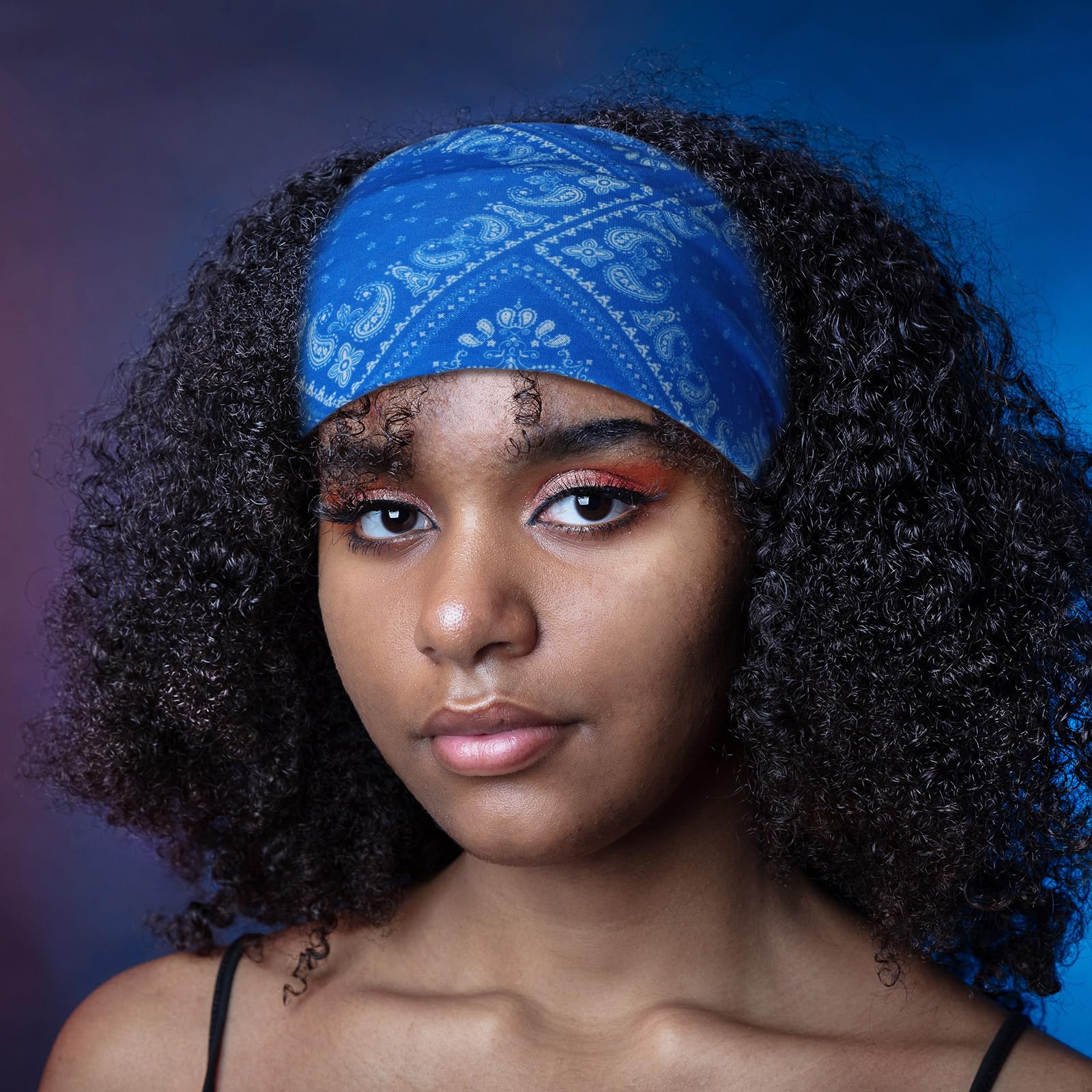 Censen 12 Fasce Africane per Capelli Cerchietti Africani Elastici in Poliestere Fasce Boho per Capelli da Donna con Nodo Accessori per Capelli per Ragazze Signora Yoga Corsa Sport
