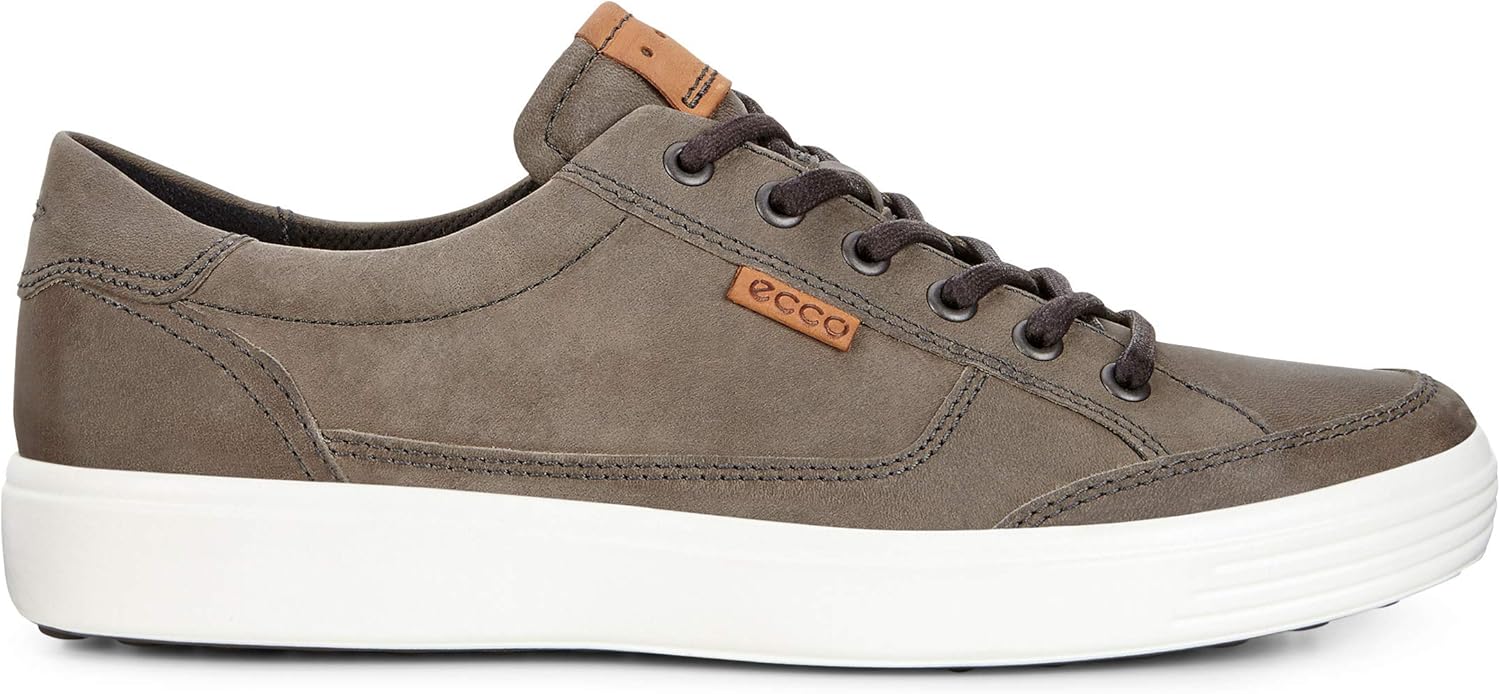 ECCO Men's Soft 7 Long Lace Sneaker 5-5.5 Wild Dove