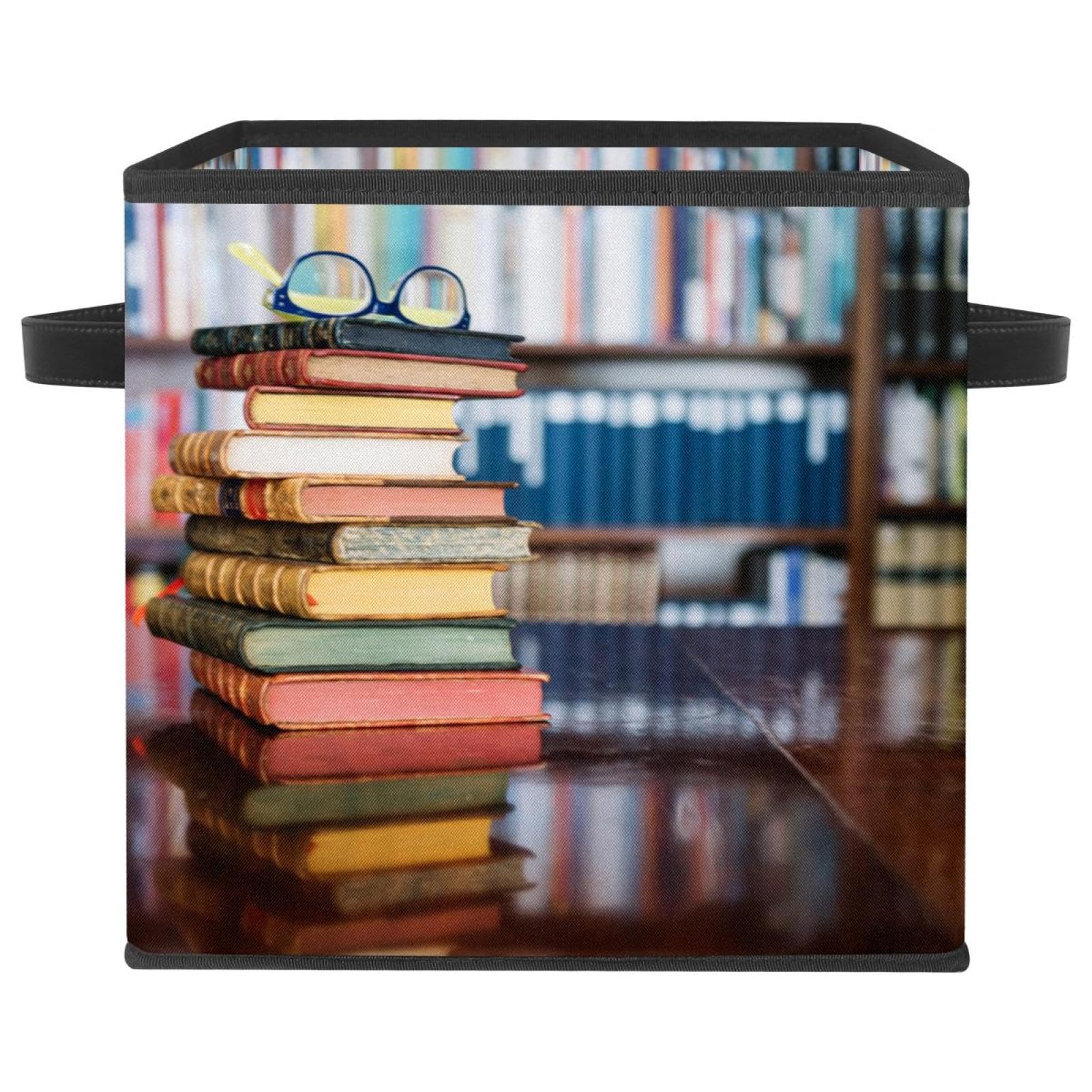 Organiseur en tissu pliable bac de rangement pour jouets et livres
