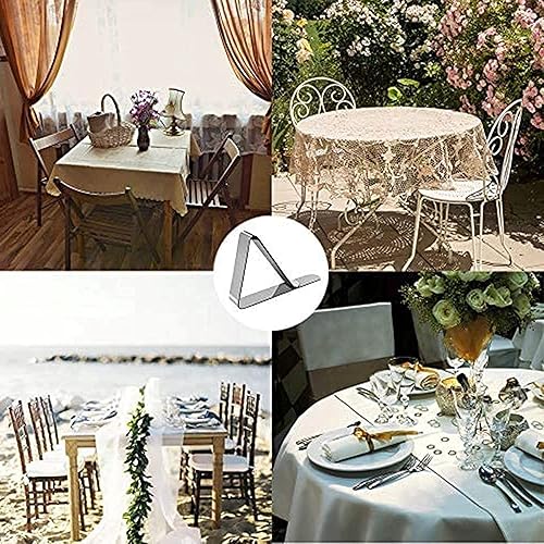 Miniatura 5 de Paquete de 18 clips para mantel, abrazaderas para manteles y herramientas de decoración del hogar, abrazaderagancho resistentes (18)