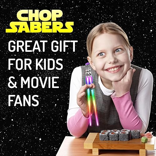 Miniatura 6 de Lightsable palillos iluminados con luz LED de Star Wars, palillos de sable de luz brillante, reutilizables, sables de luz LED brillantes, 8 modos de