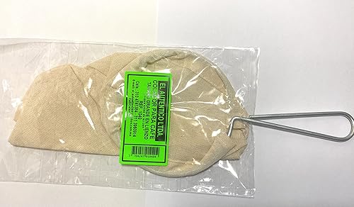 Miniatura 1 de Colador de Cafe en Lienzo de 45 pulgadas de diámetro hecho en Colombia Manga para Cafe Talega para Cafe