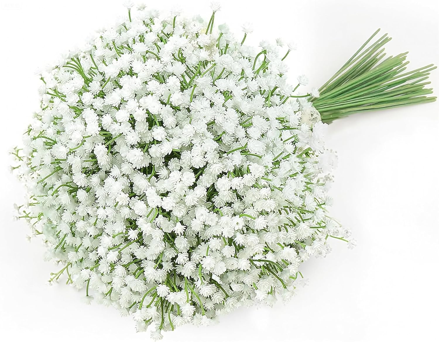 DEEMEI 6 PCS Babys Breath Artificial Flowers Fake Babys Breath Flowers Artificial Bulk White Gypsophila Bouquets Real Touch Faux Flowers for Wedding Floral Arrangement Party Home Decoration