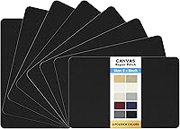 Vista 81 de KING MOUNTAIN Parche de reparación de lona de 9 x 11 pulgadas, 2 piezas, parche de tela impermeable autoadhesivo para sofás, tiendas de campaña