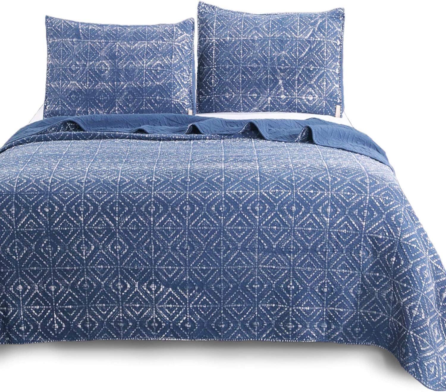 KASENTEX Ultra Soft StoneWashed Quilt Set 100 Cotton