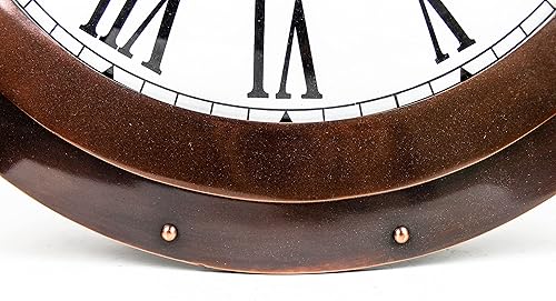 Miniatura 4 de Nagina International Ojo de buey de buey náutico de cobre antiguo de alta calidad  Auténticos espejos y ventanas de ojo de buey rústico (reloj, 12