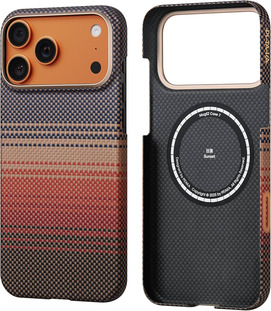 PITAKA Magnetic Aramid Fibre Case for iPhone 17 Pro Max with