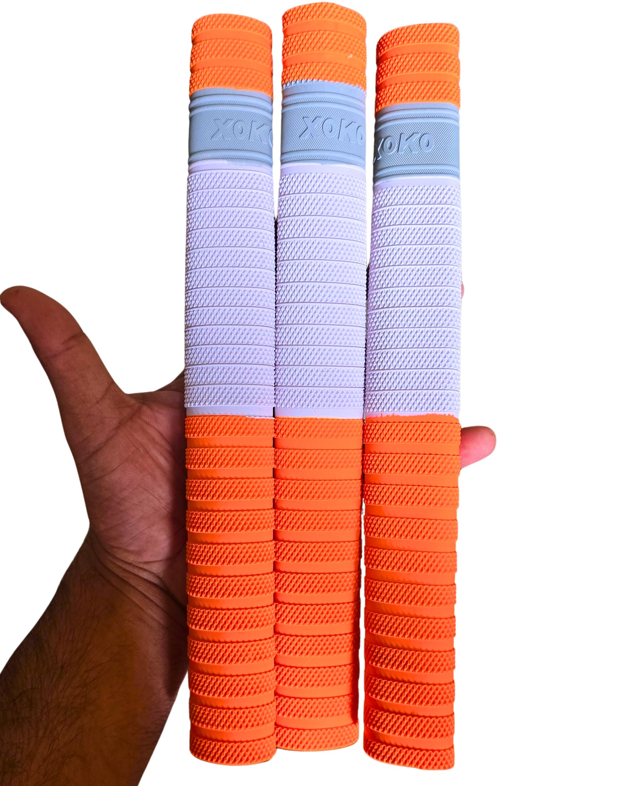 XOKO Cricket Bat Grip | Anti-Slip Rubber Handle | Ultra Tacky | Pack of 6 | High-Performance Grip for Enhanced Bat Handling 4