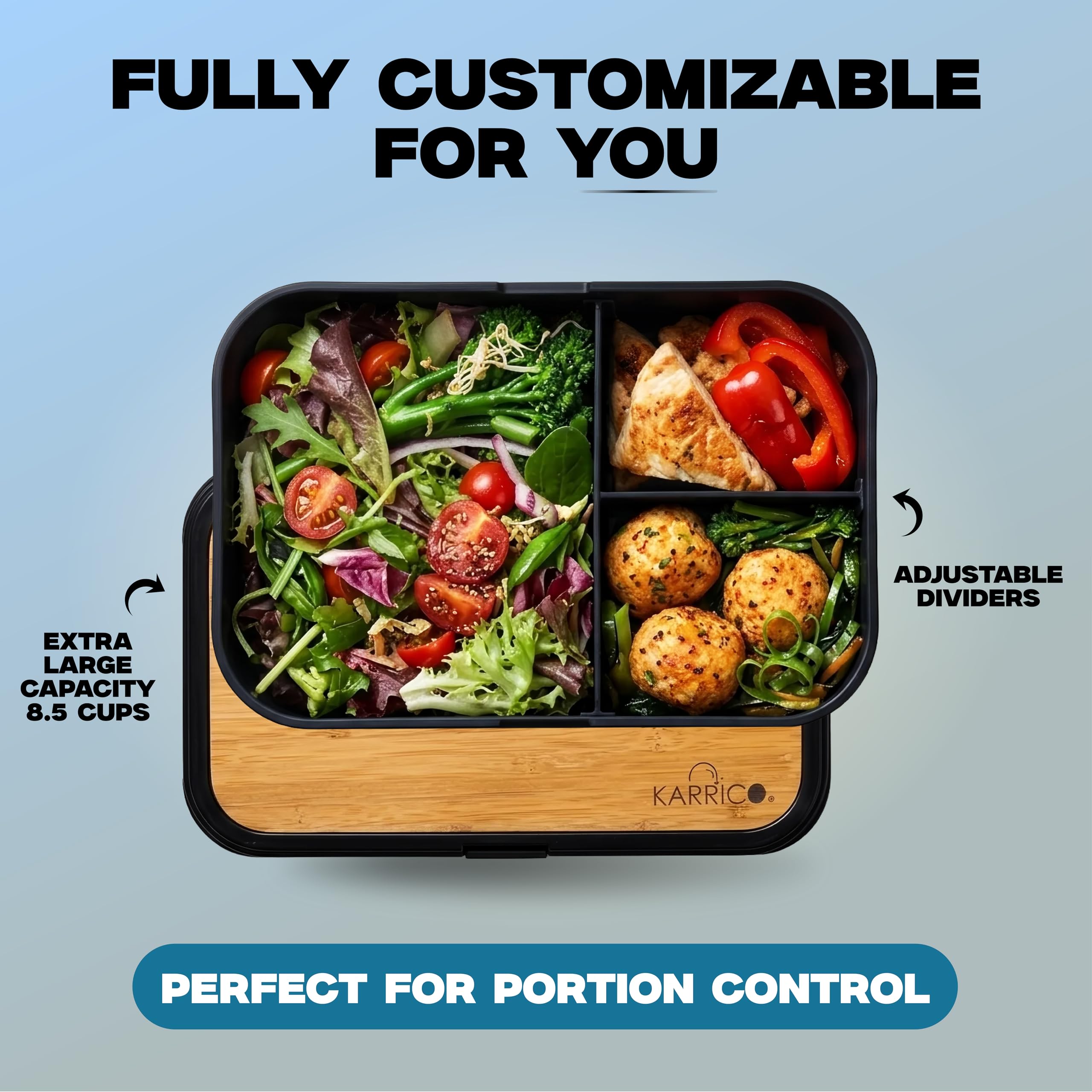 Lonchera Bento extragrande para adultos, 68 onzas, lonchera Bento para microondas para mujeres con contenedores, lonchera a prueba de fugas para hombres, recipientes herméticos para adultos, caja