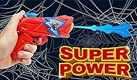 Vista 3 de JA-RU Marvel Spiderman - Pistola de agua de juguete (6 pistolas de agua pequeñas), pistolas de agua para niños. Juguetes de piscina de superhéroes.