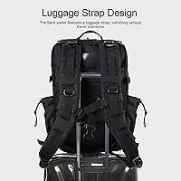 Vista 3 de LHI Military Tactical Backpack for Men and Women 45L Army 3 Days Assault Pack Bag Large Rucksack with Shoe Compartment