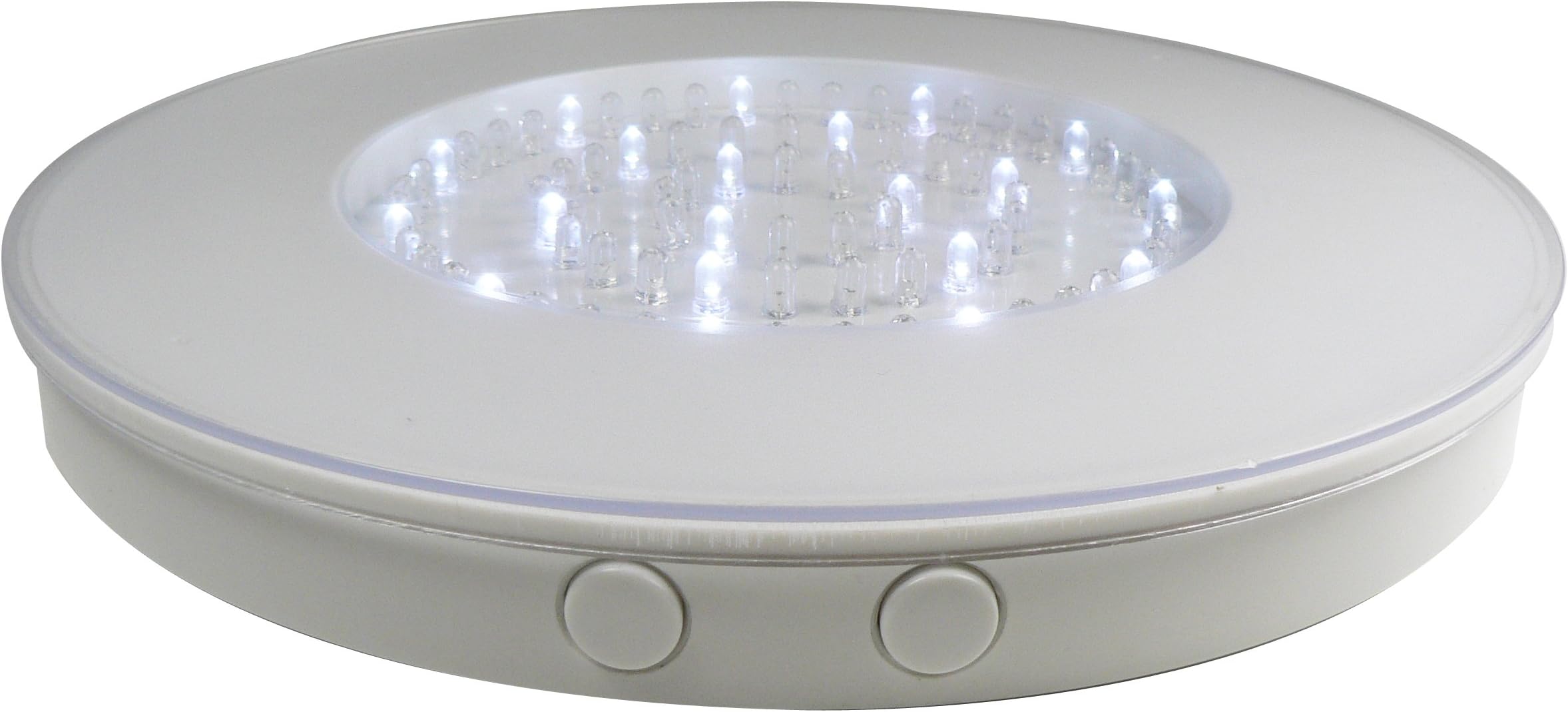 Fortune LB-RGBW-10 Super Bright 80 LED Light Base, 10-1/4" Diameter x 1" Height, Multi-Color