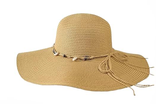 Coconut Creek Women's Adjustable Floppy Brim Hat for Beach