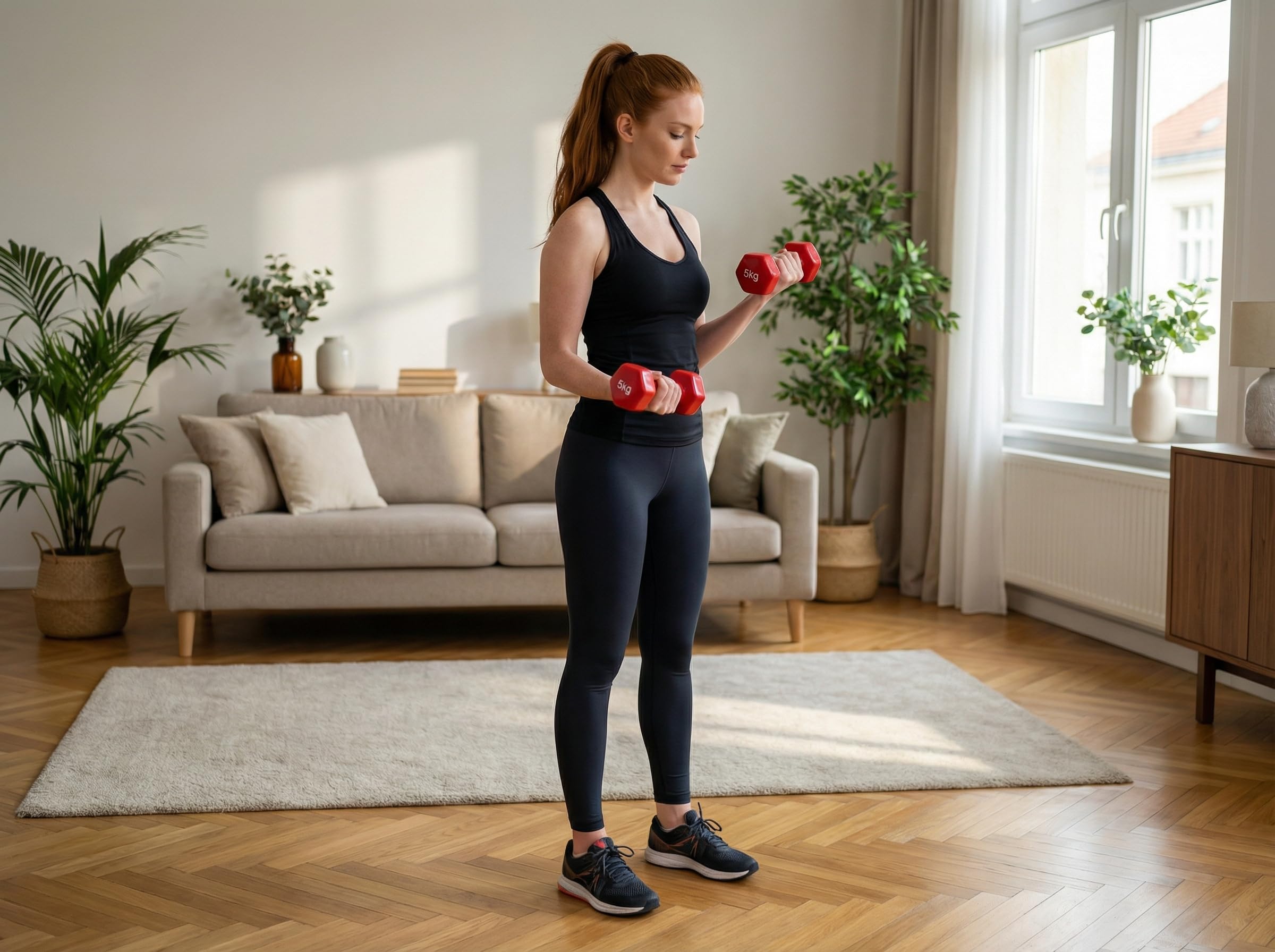 Lupex Shop - Coppia Manubri Esagonali in Ghisa Rivestiti in Vinile Rosso – Pesi Fitness da 1,5 a 10 kg – Antiscivolo e Antirotolo – Palestra Casa & Allenamento Forza