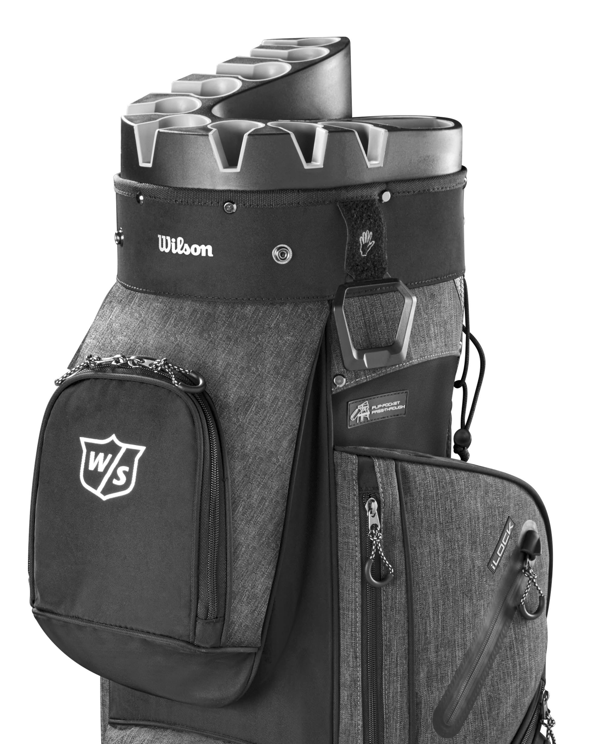 Wilson Staff Golf I-Lock Dry Cart Bag Męska torba na kółkach 14-kierunkowy przegroda
