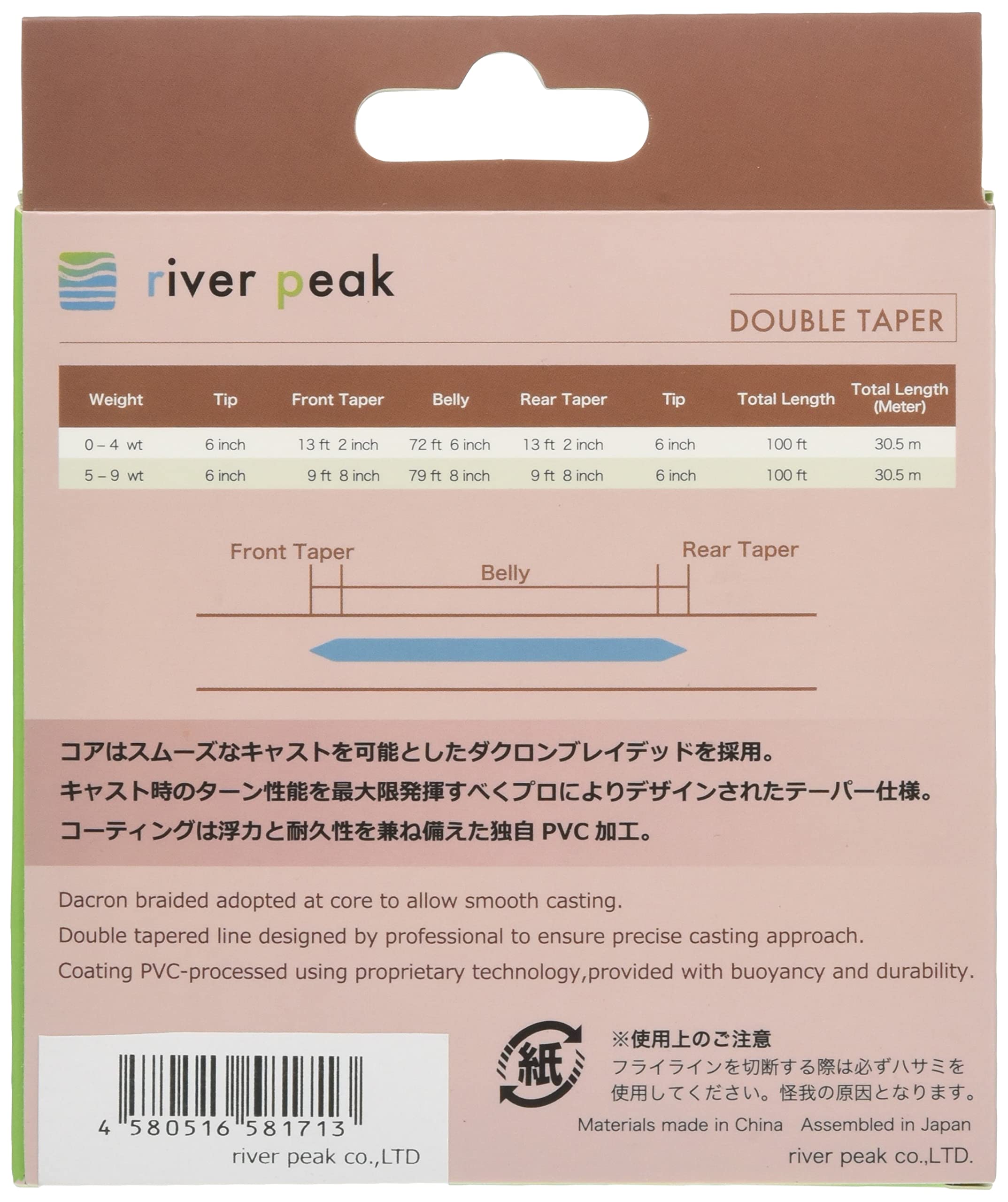 ロンクーシーフライラインDT 3F Amazon.co.jp: フライライン DT-3F ダブルテーパー フローティング