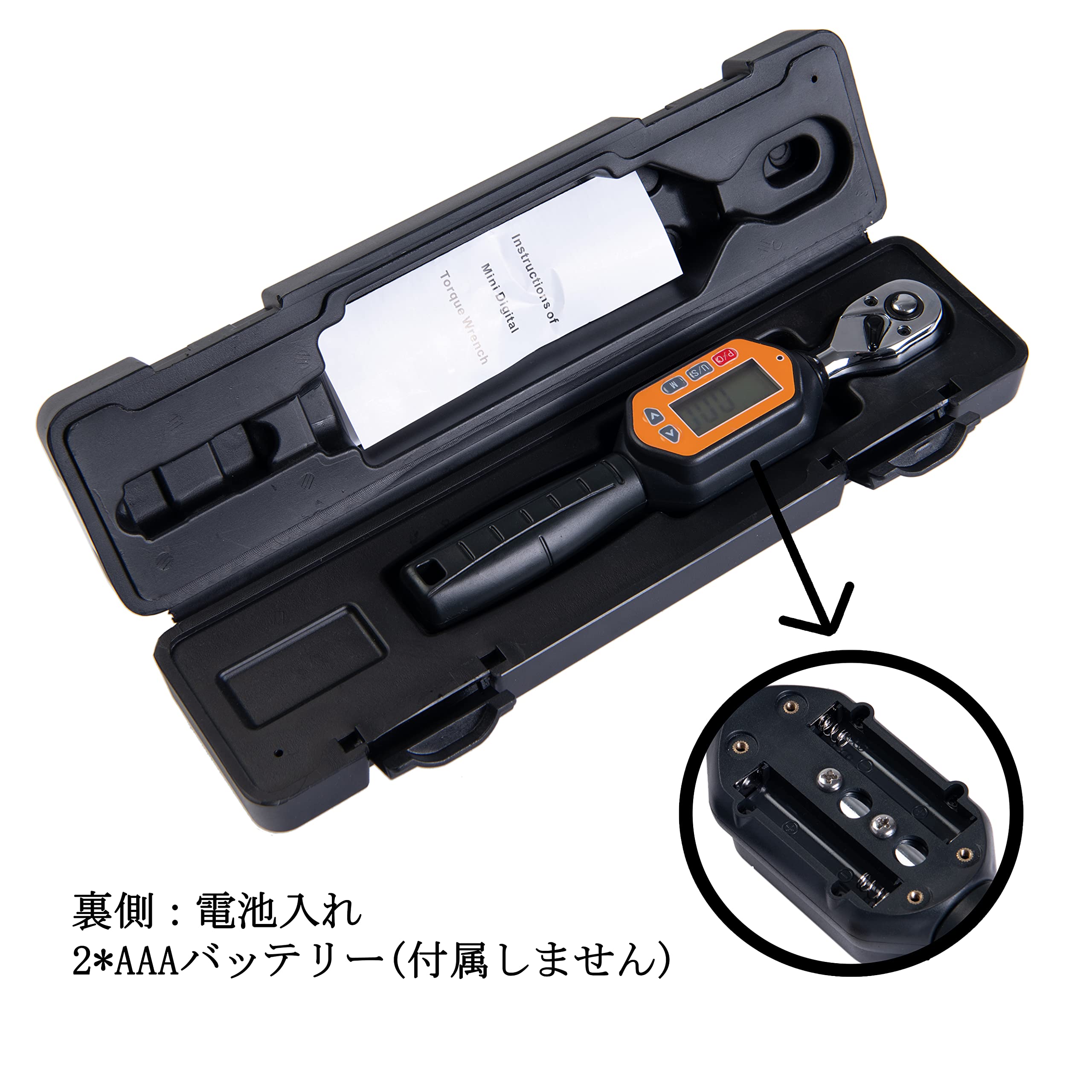 デジタルトルクレンチ 1.8-60N ミニレンチ タイヤ交換 ねじ ボルト A