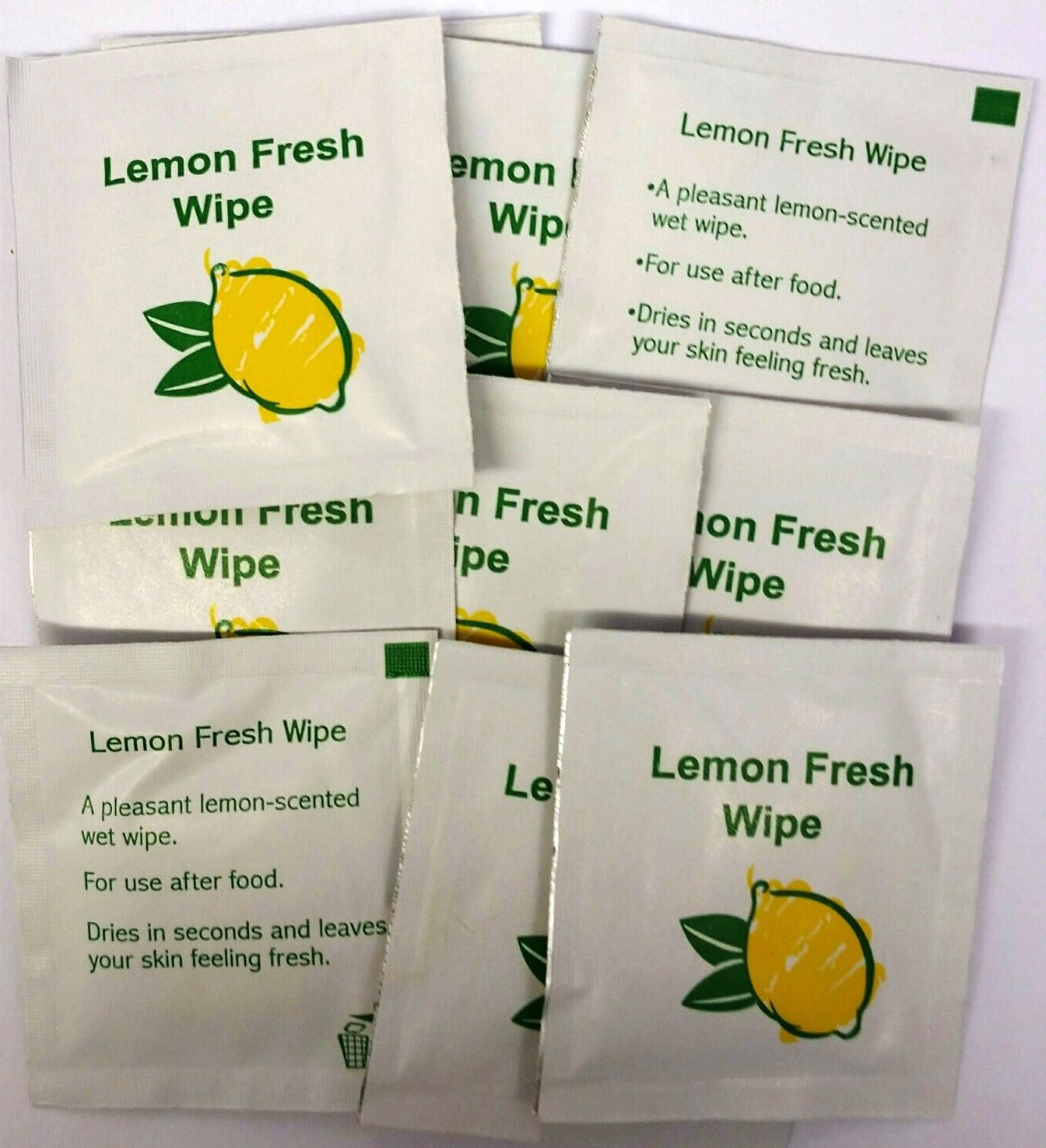 25 x Lemon Scented Hand Wipes Amazon.co.uk Grocery