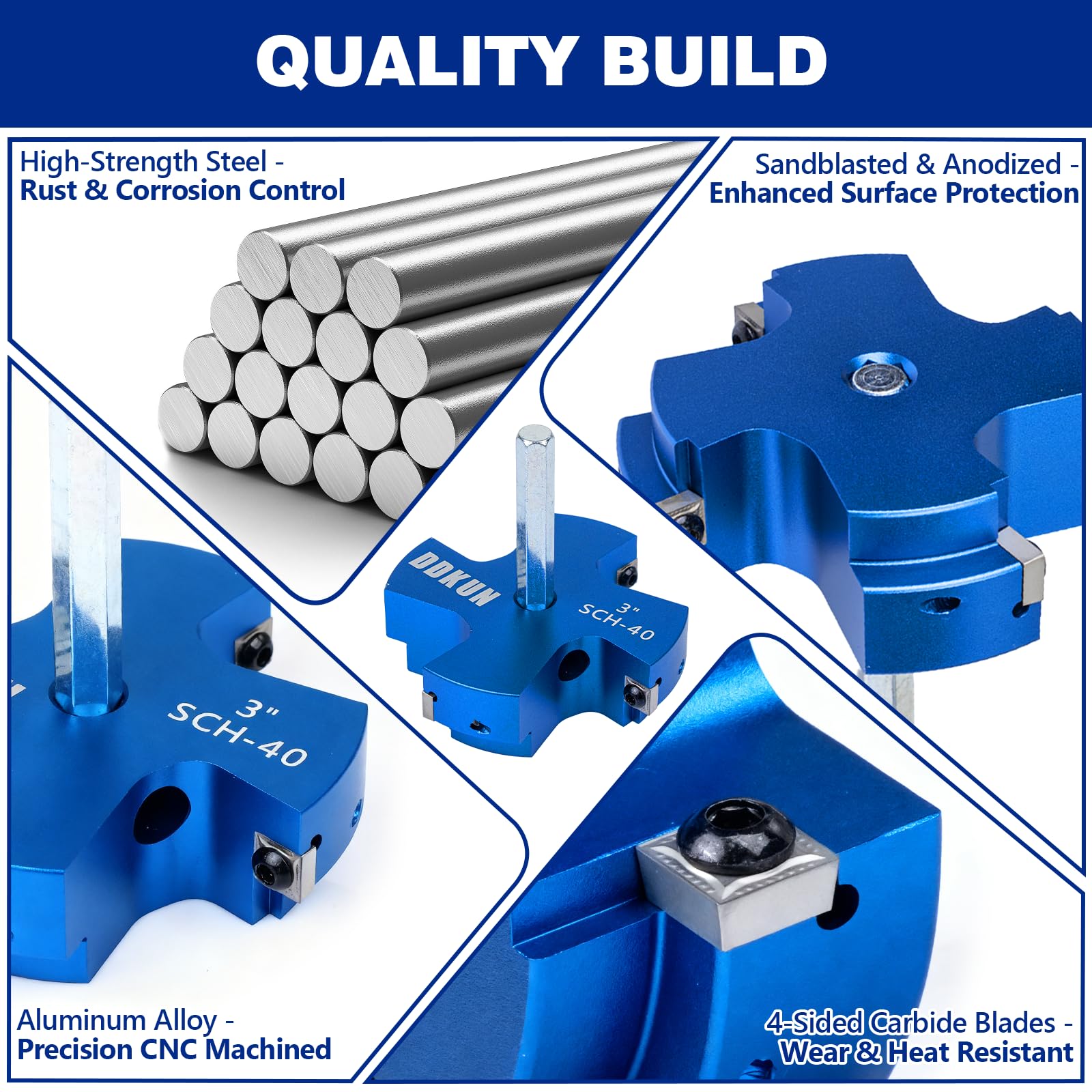 PVC Pipe Reamer Kit - 9 Piece for Plumbing Repairs -6