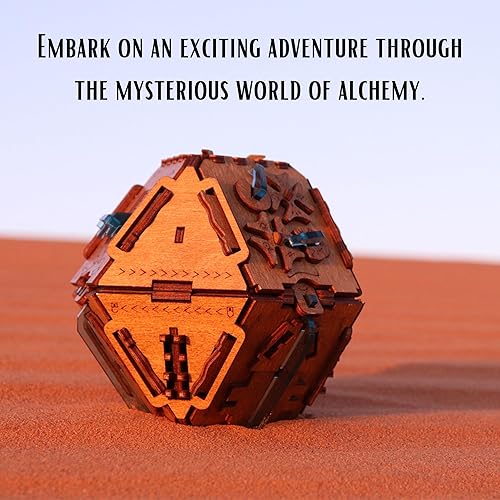 Miniatura 5 de Puzzle Potato - Caja de rompecabezas - Rompecabezas de rompecabezas 3D para adultos - Cofre del tesoro de madera - Caja de rompecabezas de dinero