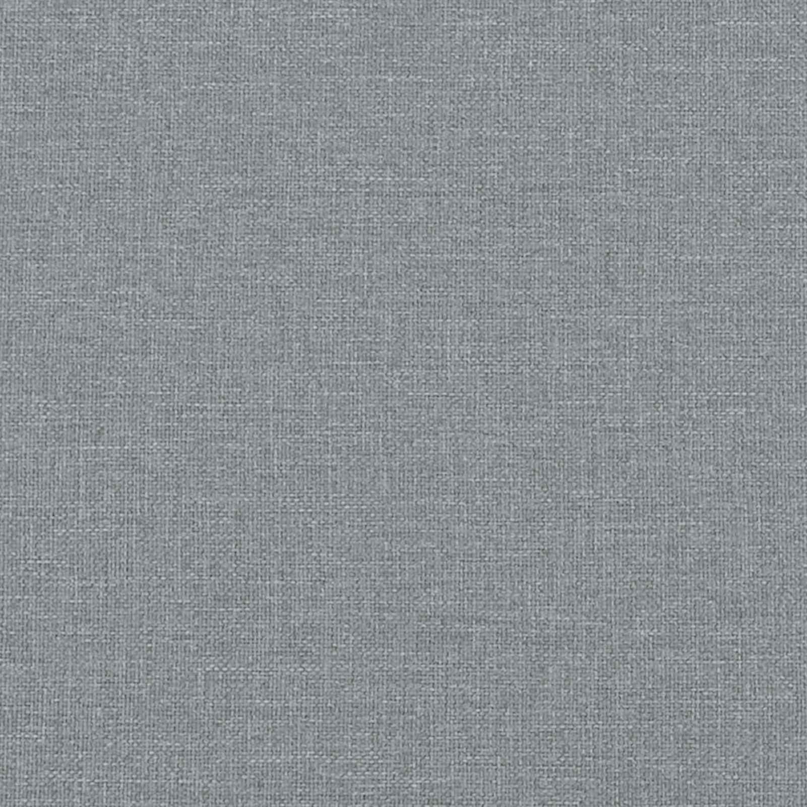 Divano rettangolare moderno, design modulare componibile, struttura metallo e legno, tessuto grigio traspirante, imbottitura schiuma fibra, dimensioni 136x82x85 cm, per soggiorno e camera da letto