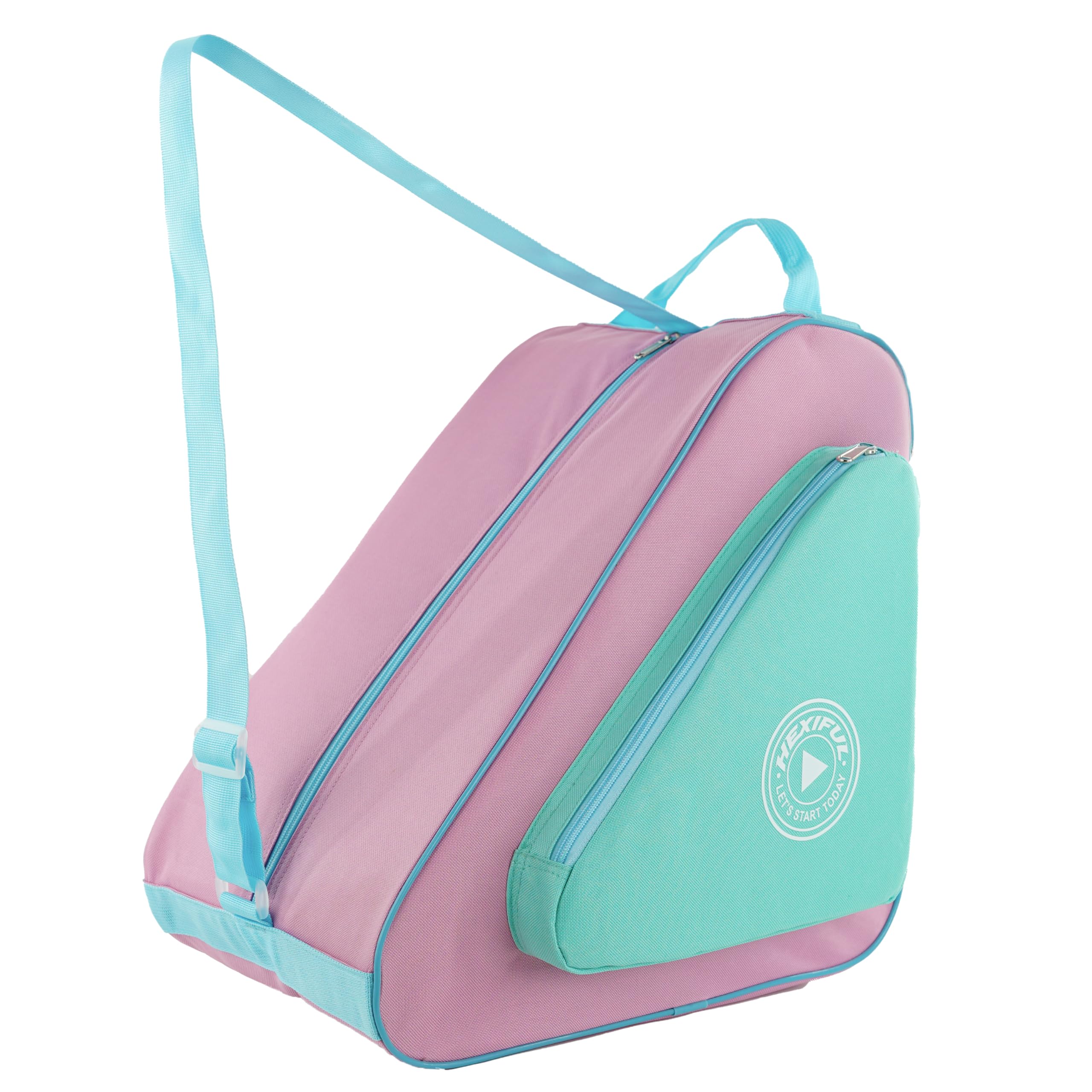 HEXIFUL Skate Bag for Ice, Inline, Roller & Quad Skates - Kids & Adults
