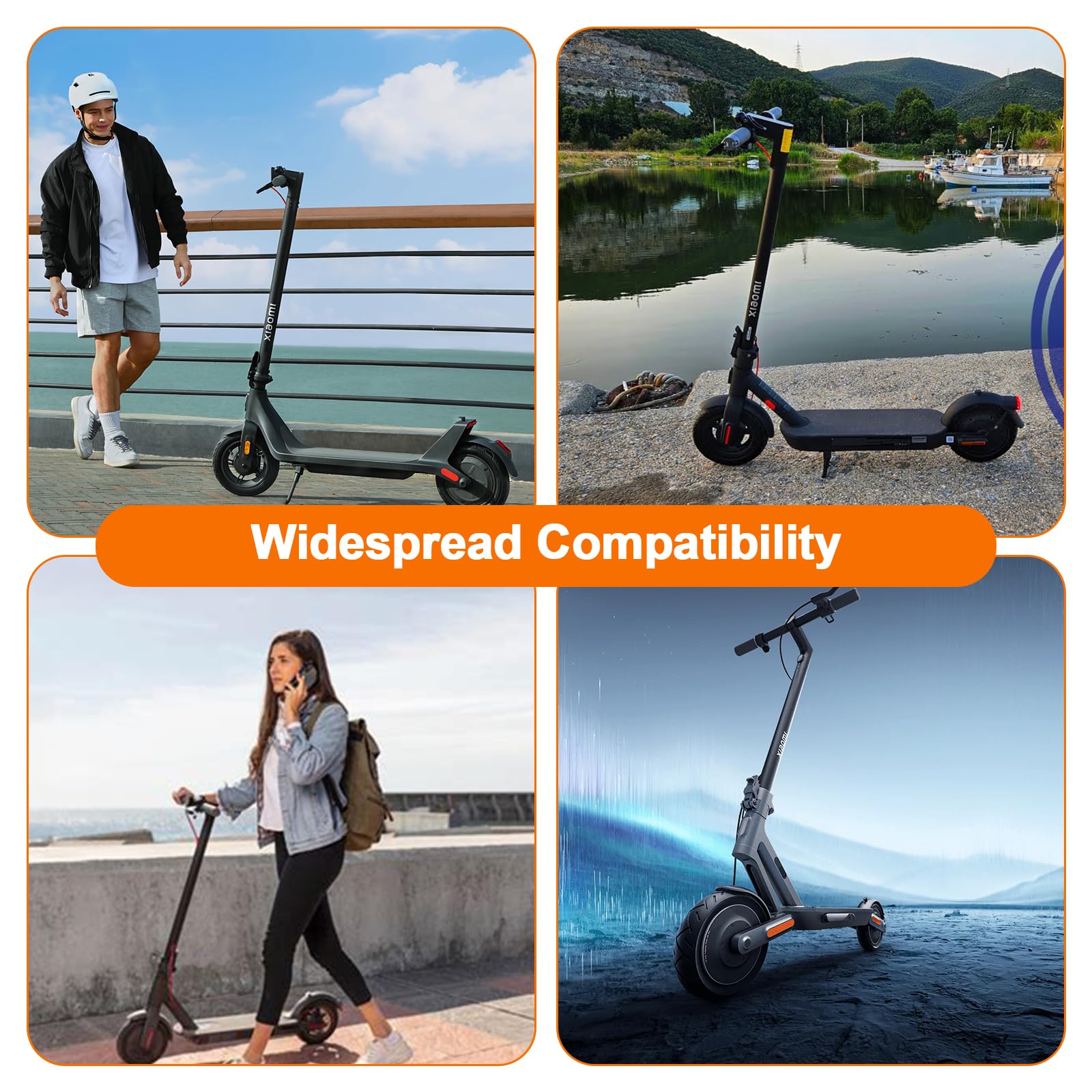 Chargeur 53,6 V 2 A pour Trottinette électrique, Compatible avec Les Batteries Lithium 48 V, Notamment Les Xiaomi 4 Pro 2e Génération, 4 Ultra, 5, 5 Pro et Les Hoverboards/Vélos électriques