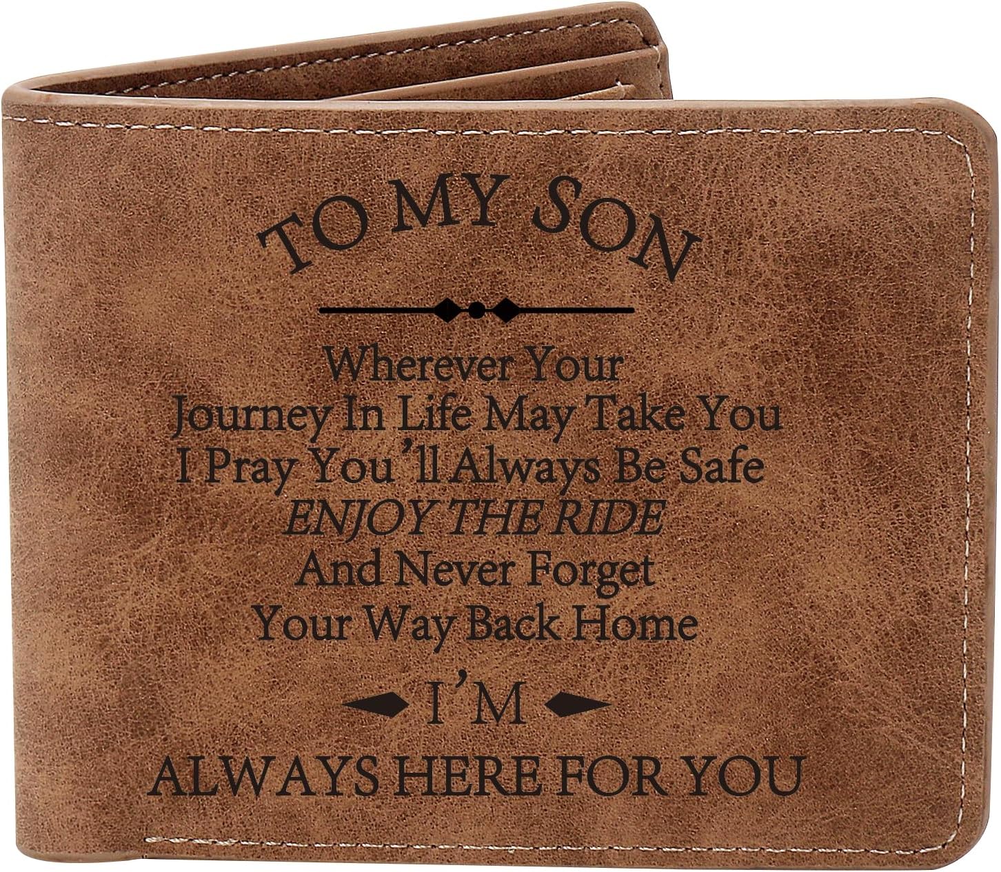 Llxxeyopqdxz Son Wedding Gifts Fro O, Engraved Wallet Insert Card