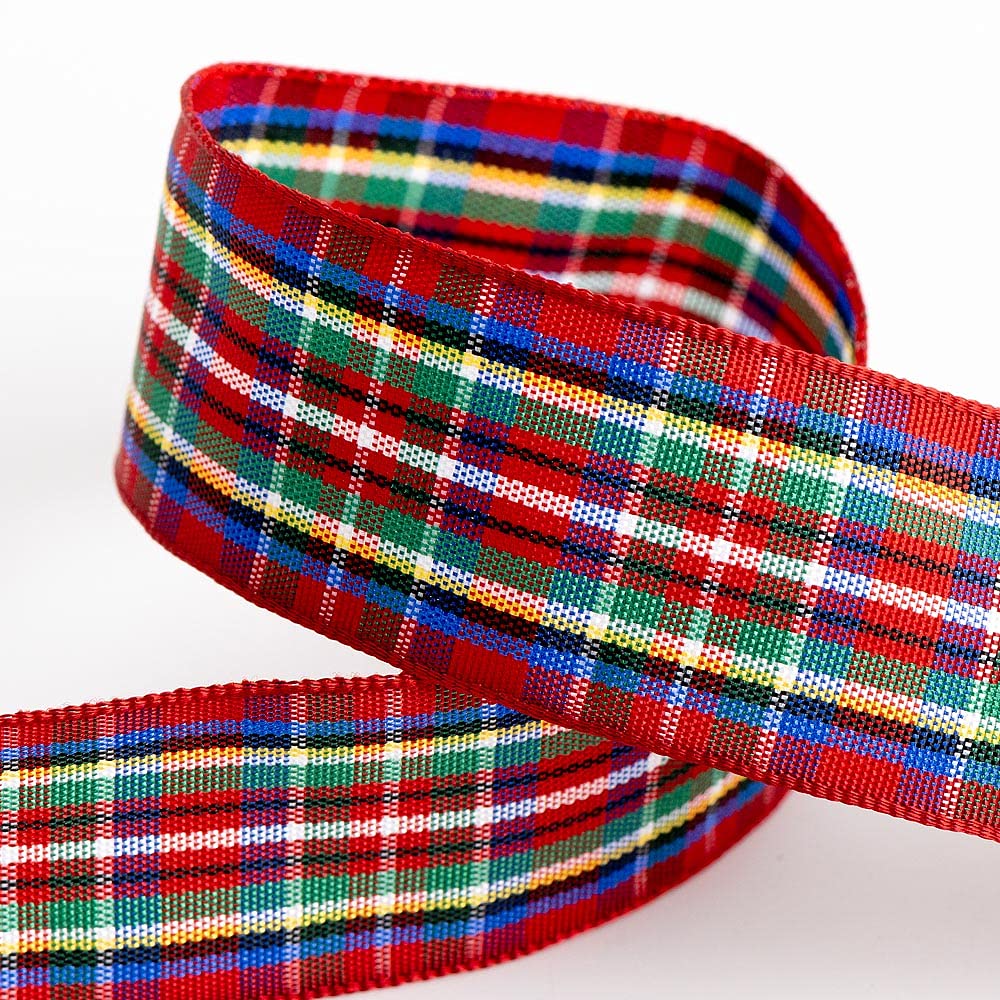 Italian Options Highland Tartan Ribbon 25Mm X 10M - Traditional