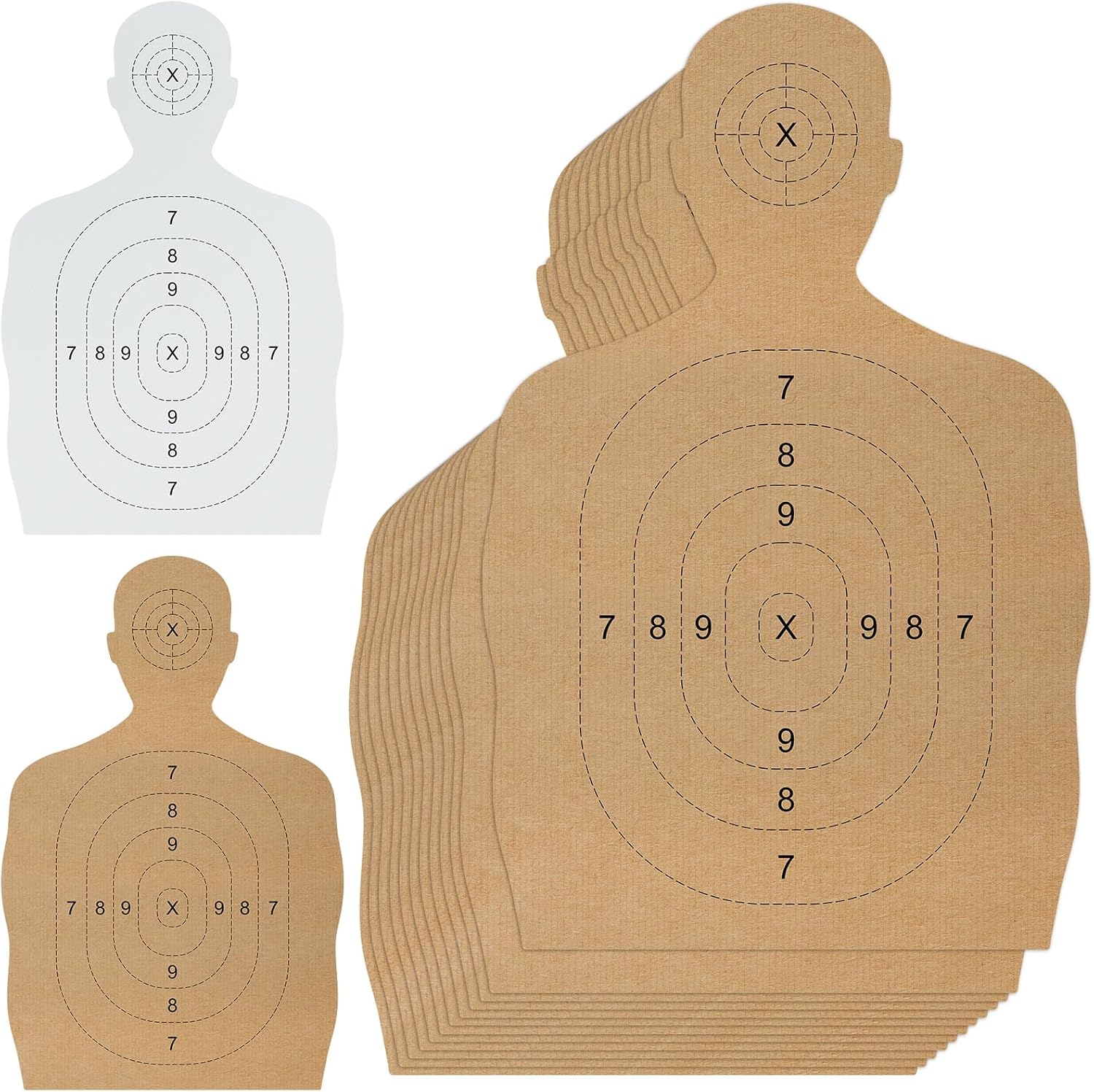 20 Pack Shooting Targets Cardboard