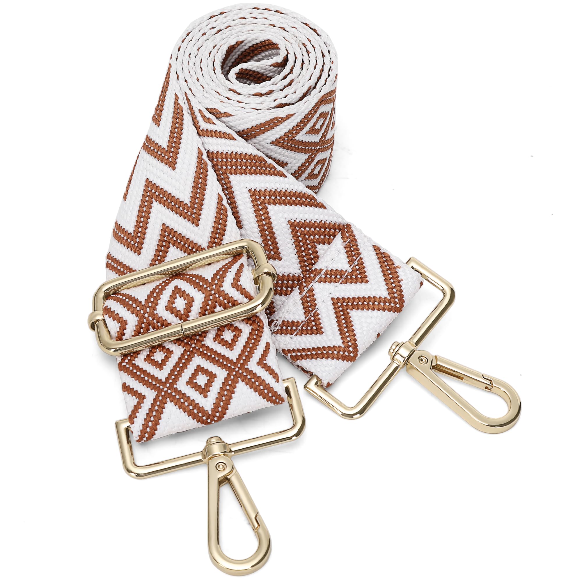 GINJKGO Purse Straps Replacement Crossbody - Adjustable Bag Strap for Purses, Wide Shoulder Strap for Women Guitar Purses