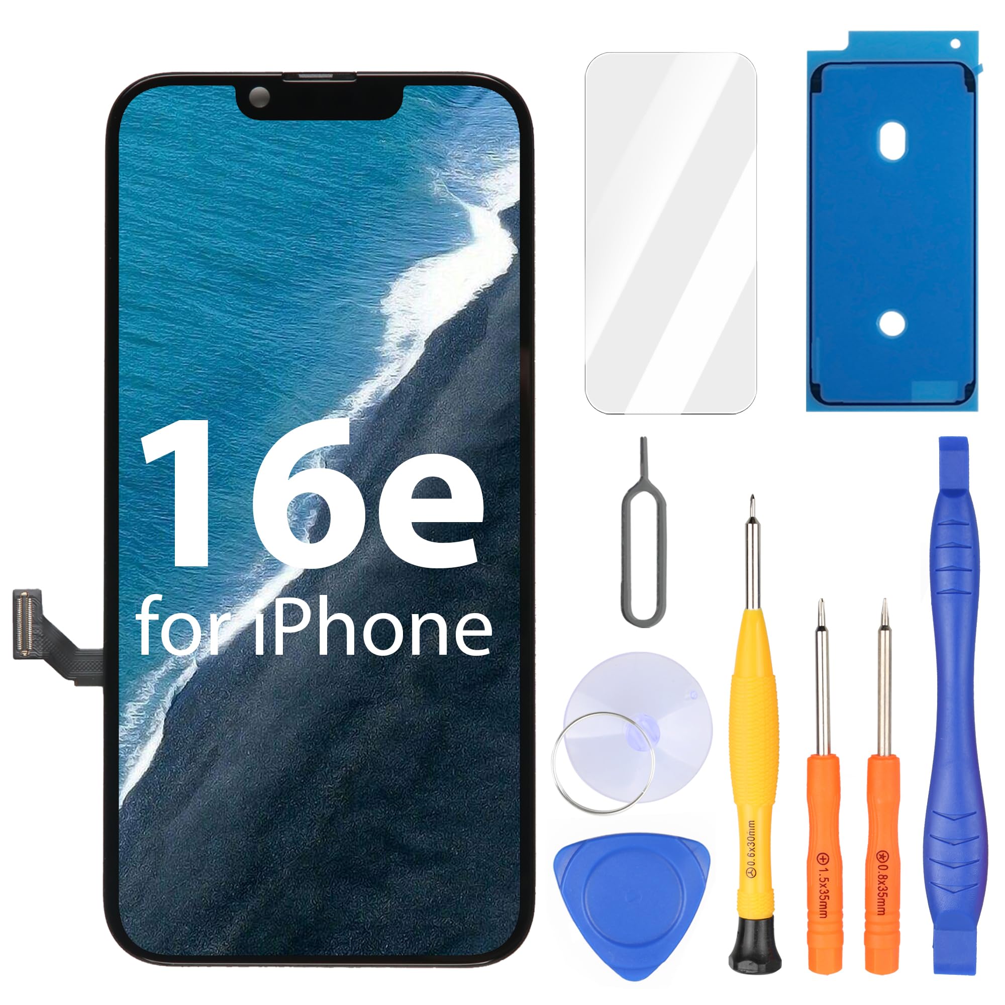 Amazon.com: Ayake for iPhone 16e Screen Replacement, 6.1 inch FHD