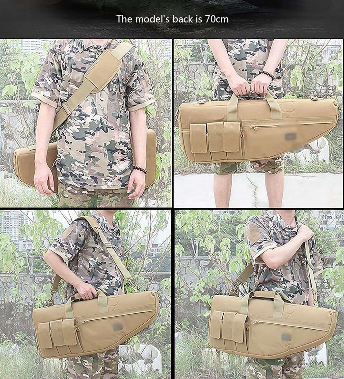 Étui À Fusil Tactique Arme Longue,Fusil De Chasse Rembourée Sac,Fusil A Plomb Sac À Carabine Tactique,Sac À Fusil Souple Étui pour Fusil De Chasse,Militaire Rangement Arme Épaississant