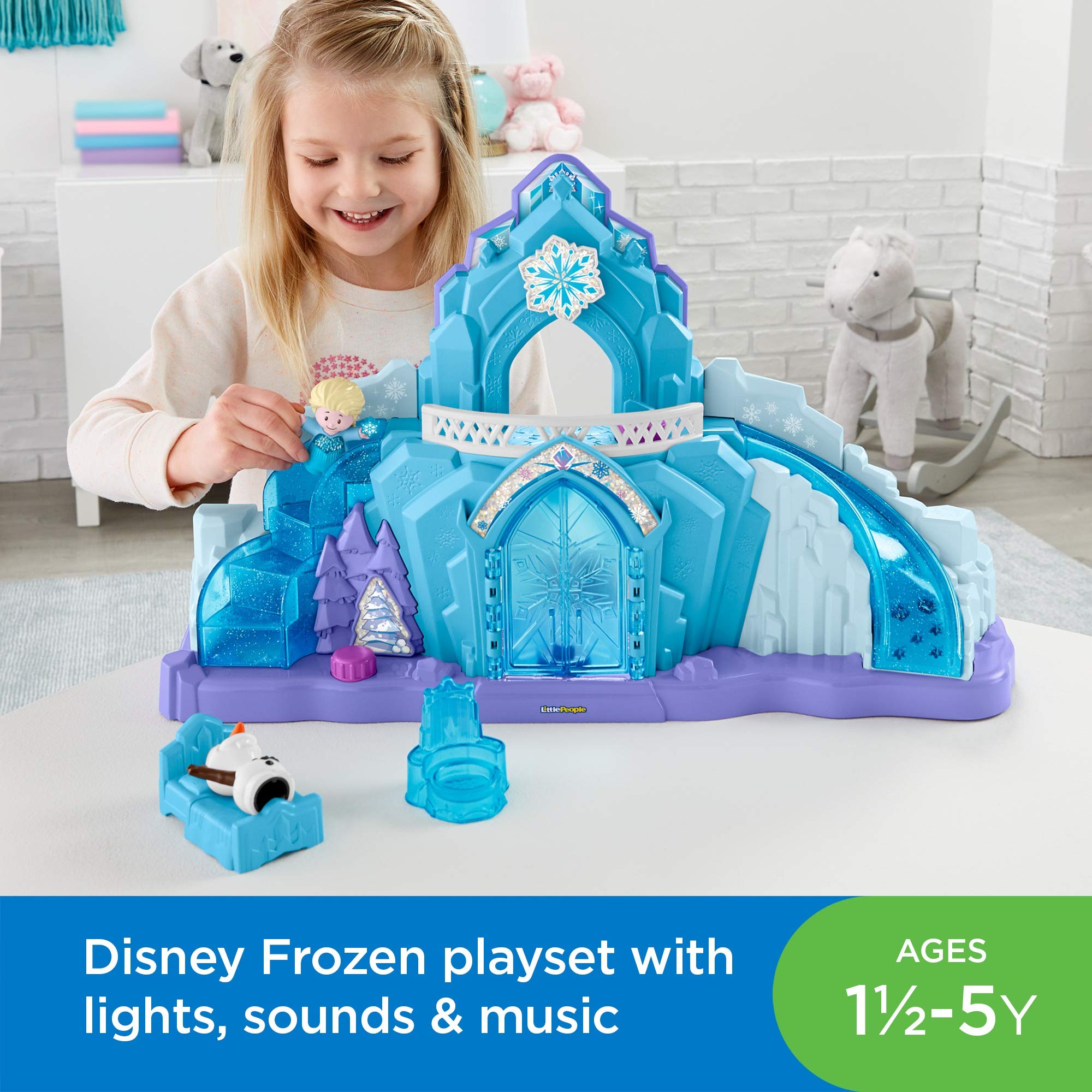 FisherPrice Little People Disney Frozen Elsa's Ice Palace, Musical