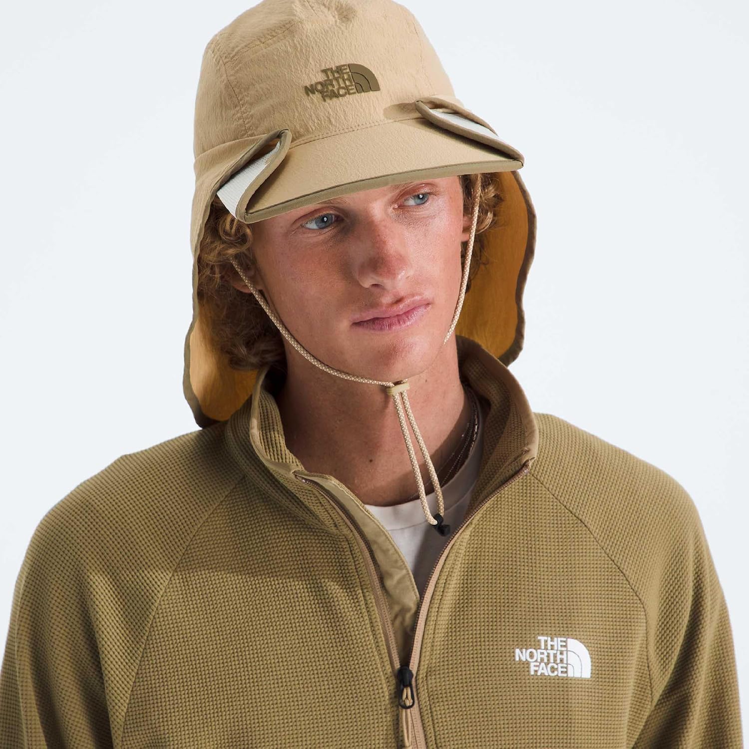 The North Face Unisex Adult Class V Convertible Sunshield - 3-in-1 Sun Hat for Men & Women, UPF 40+ Protection, Adjustable Chin Strap