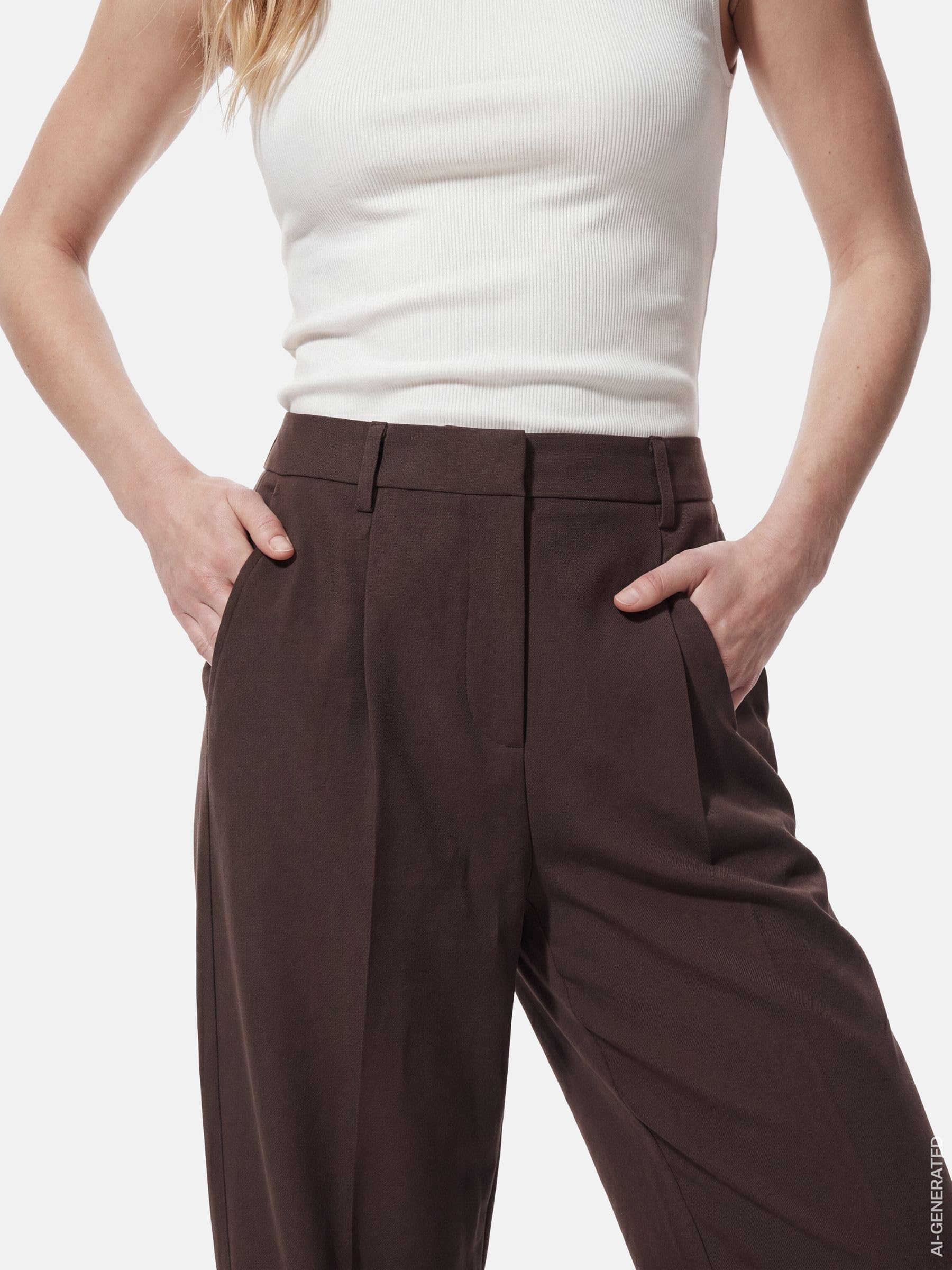 PIECES Female Hose PCBOSELLA MW Barrel | Trousers