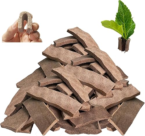 MiniJungle Paquete de 50 cápsulas hidropónicas, esponja hidropónica compatible con varios sistemas de plantación Aero-Garden, esponja de repuesto